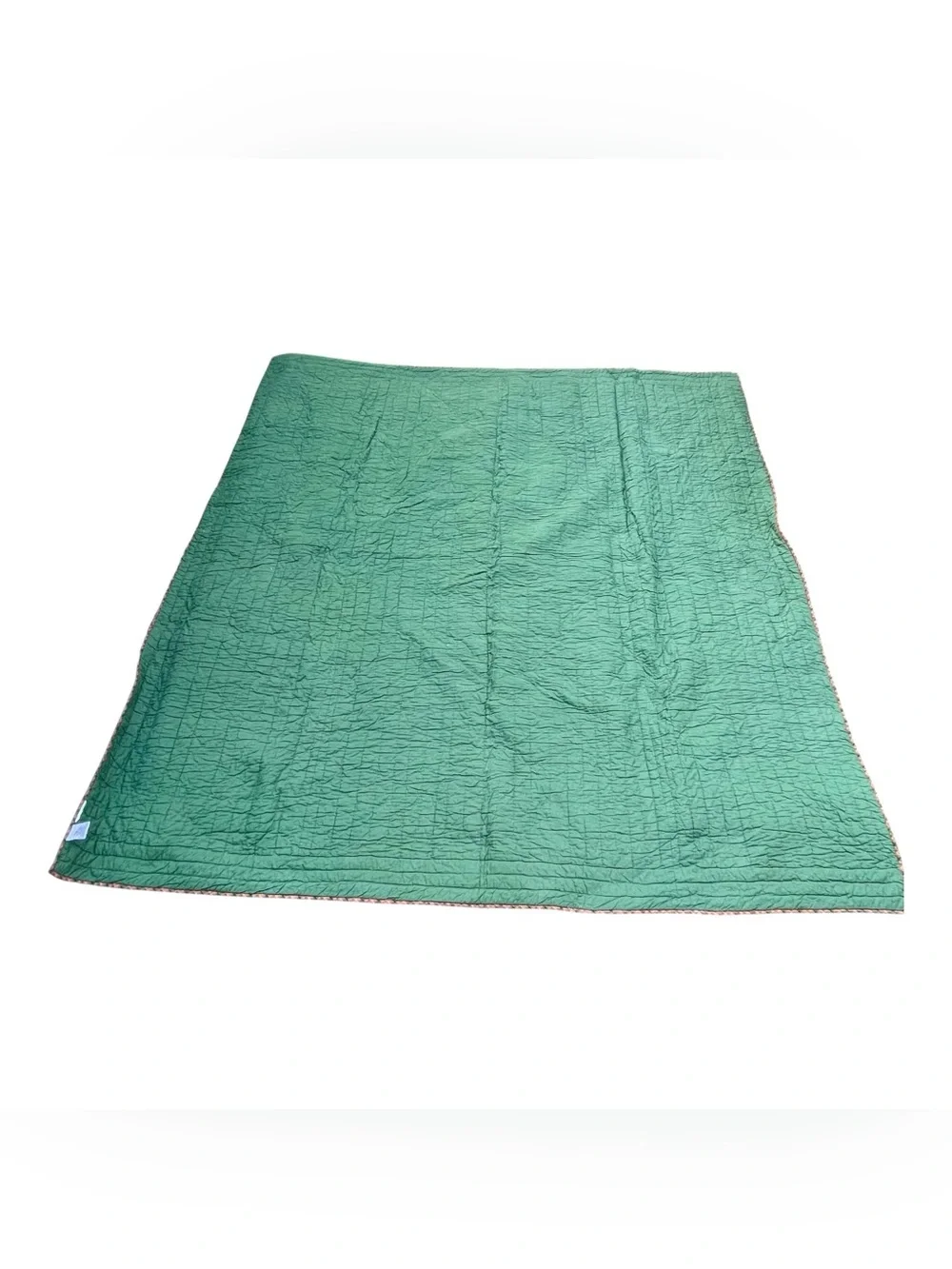 Vintage Cozy Things 100% Cotton Autumn Plaid Quilt Boho Full Queen 🍂✨